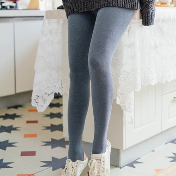 Dam Opaka Tights Varma Vinter Termo Tights Fog blue