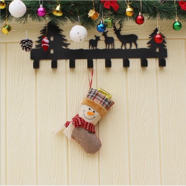 3 Stück Nikolausstiefel zum Befüllen OULII Weihnachtsstrumpf