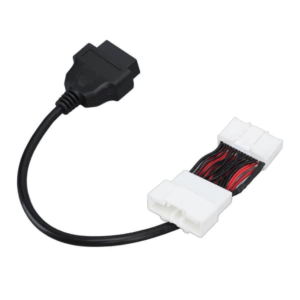 OBD 16-pin til 26-pin splitteradapterkabel høy fleksibilitet jevn overføring erstatning for Tesla Model 3 Y