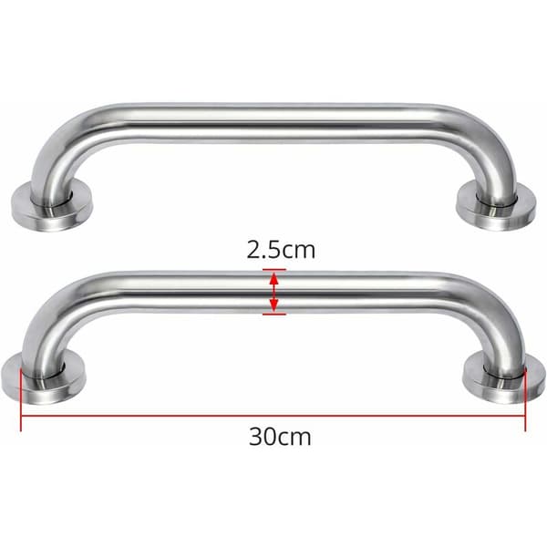 30 cm dusjhåndtak i rustfritt stål badekarhåndtak håndkleholdere Sh