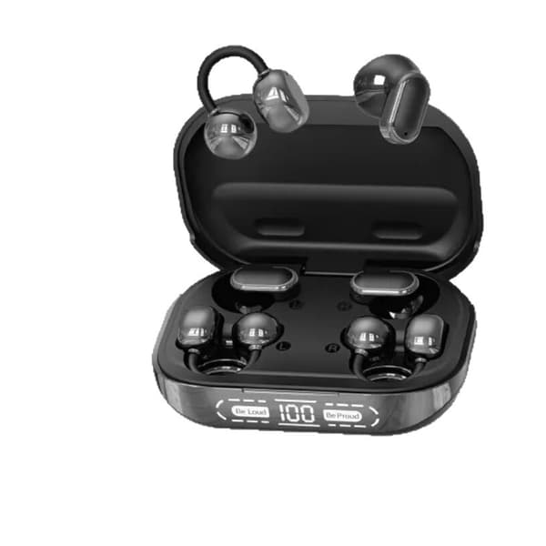 2-i-1 Ægte Trådløse Bluetooth Høretelefoner: Ørekrogstil + Søvnvenlige In-Ear Dobbelt Høretelefoner