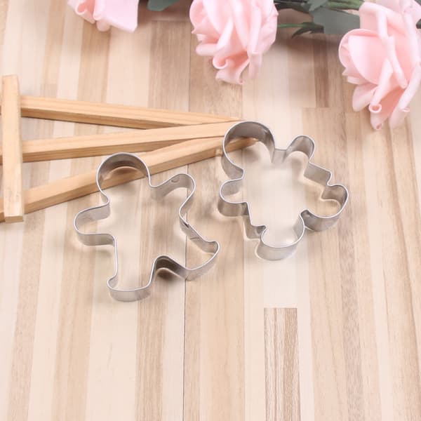6,3*5*1,7 cm, 1 stk. pepperkakemannform, aluminium Al