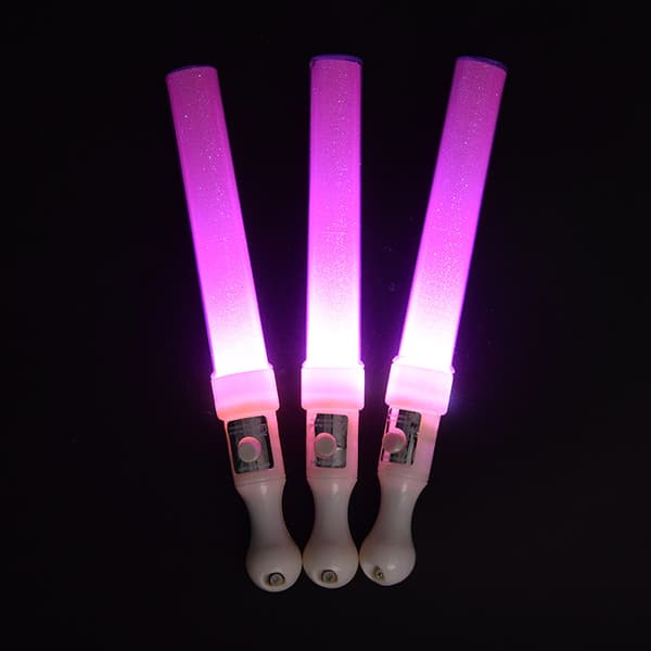 Sæt med 3 lyserøde korte glowsticks – VM, sportsbegivenheder og jubeludstyr til helligdage