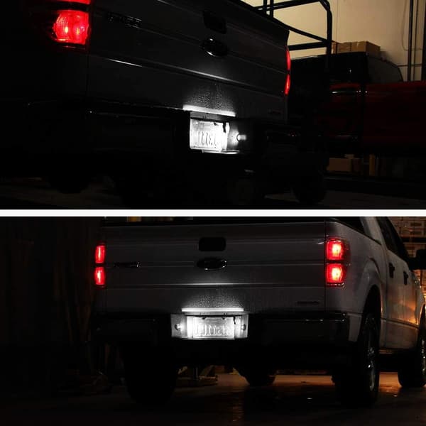 2 stk. LED Vandtæt Fejlfri Canbus Nummerpladelygte, Digita