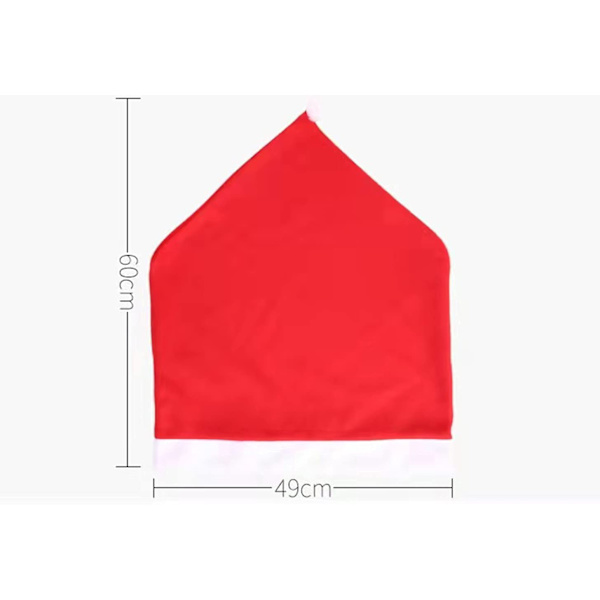 com-four® 4X Premium Stuhlhussen für Weihnachten -