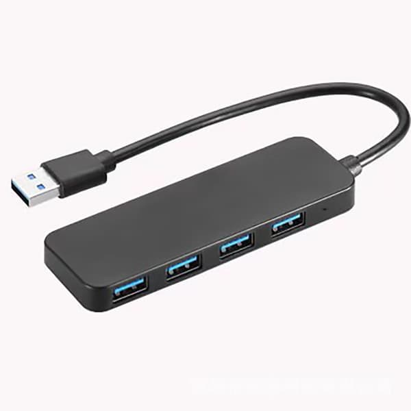 4 Port USB 3.0 Multi USB Hub, Kannettava Multi Data Hub -sovitin 30 mm kaapelilla