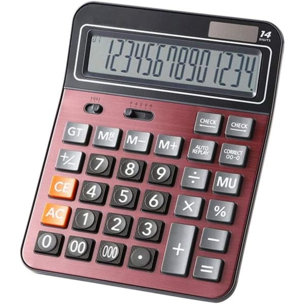 Financial Professional Standard Miniräknare, Stora