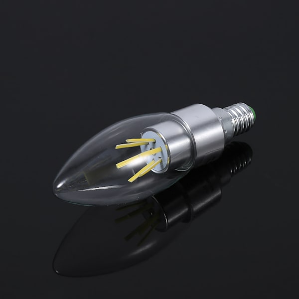 E14 4W 85-265V COB LED-glödtrådslampa Ljus Energisparande