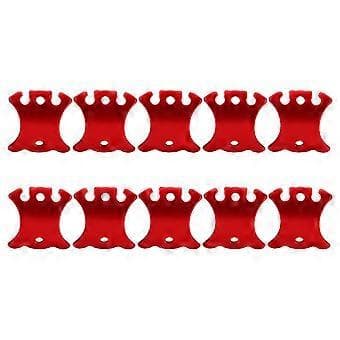 10-pack Aluminiumlegering Böjda Vindsäkra Tältlinelås