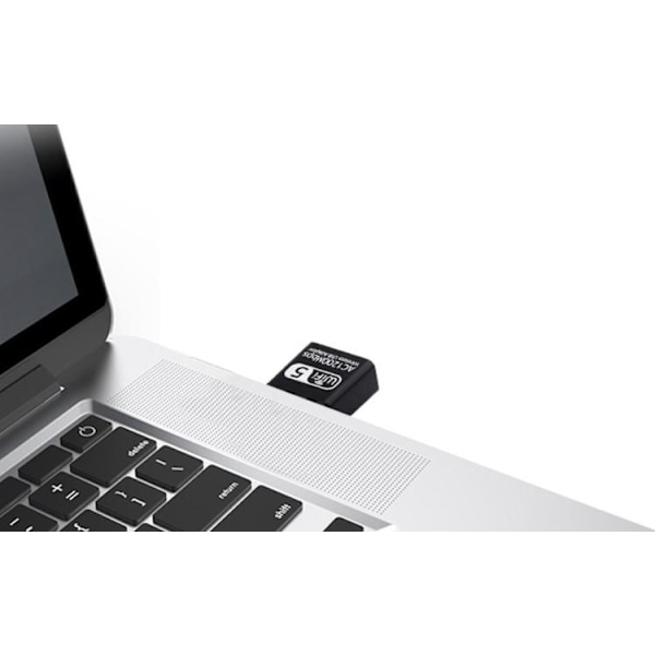 Wifi Adapter USB - 2,4 GHz / 5 GHz - 1200 mbit Svart