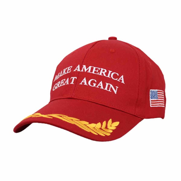 Basebollkeps Justerbar USA Flagga Basebollkeps Make America Great Again Broderad Keps