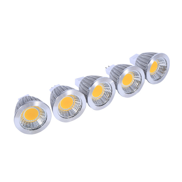 5 st Ultra Bright LED  Ultra Bright LED MR16 5W  Varm  Vit