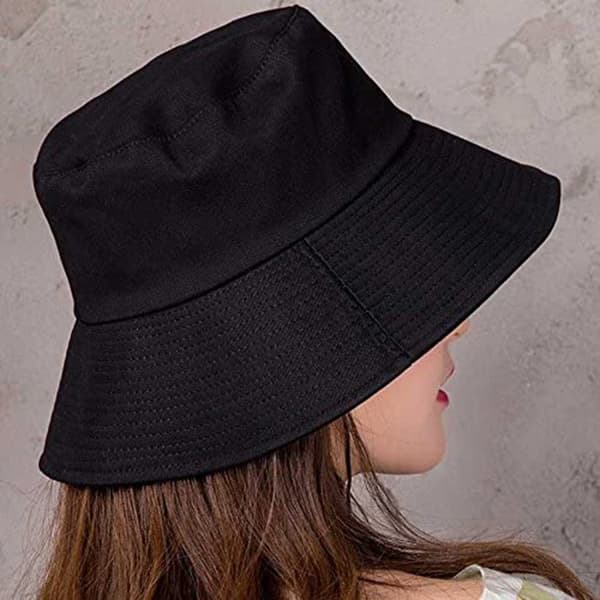 Fiskerihatte, Spandhat i Bomuld Unisex Foldbar Fiskerihat til