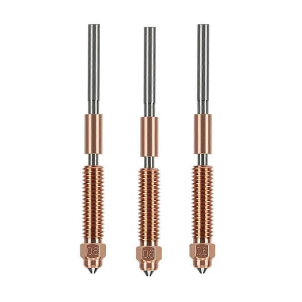 3 stk 0,6 MM 3D-skriverdyse Dyse med høy flyt for K1C K1 Max V3 3d-skriver