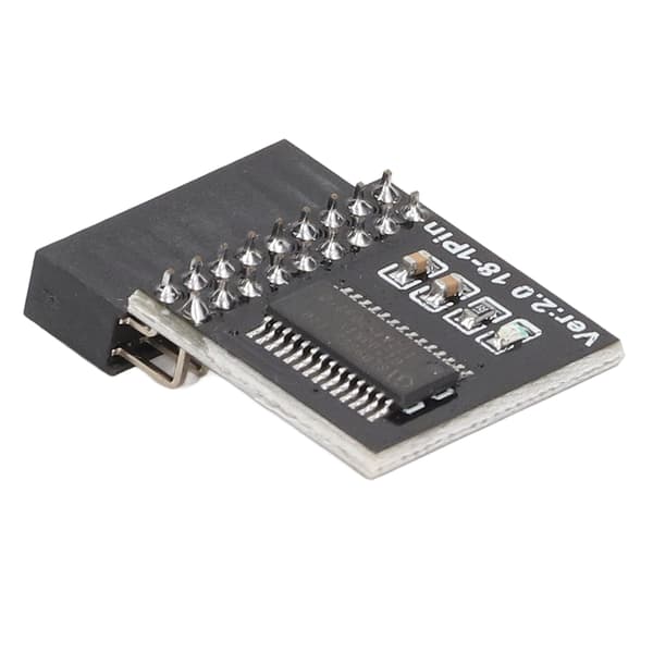 Fristående Krypteringsprocessor TPM2.0 Modul för ASROCK Moderkort Säker Lagring Krypteringssäkerhetsmodul Kompatibel med WIN11 LPC TPM 2.0