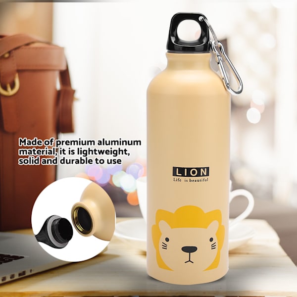 500 ml aluminiumtecknad mugg utomhus resor sport camping vandring