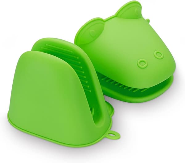 2 uunikinnasta, silikoni, patalappu, lämmönkestävä, kuvio: Gre