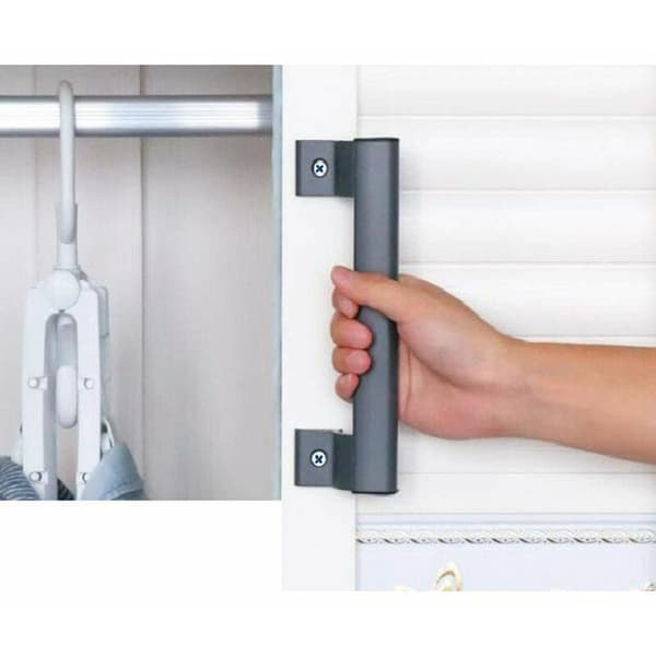 Moderne Metal Grå Køkken Balkon Skydedørsgreb Skyde Stang