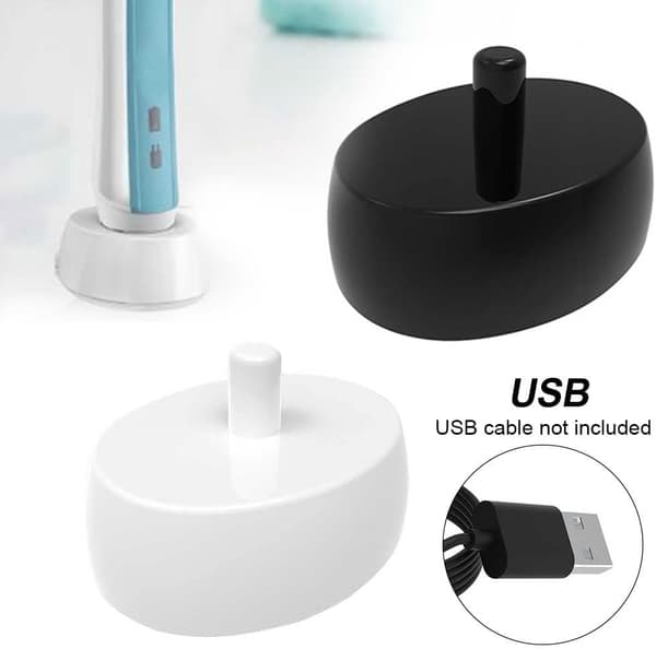 Udskiftning af elektrisk tandbørsteopladerbase, 1,5 W, USB-interface