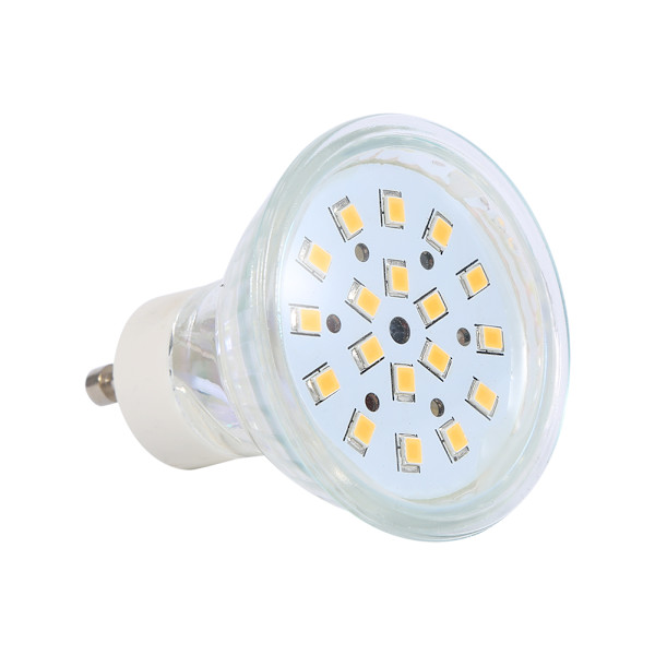 1 st 3W GU10 18 lysdioder Spot Light Lamp Värmare Vit Lamp Lamp