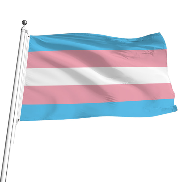 90*150cm Transgender Flagga, Double Gender Flag, Pan-gender