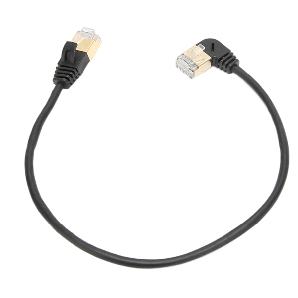Cat8 Ethernetkabel CAT8 OD 3,8mm Guldpläterade Kontakter 30cm Hane till Hane Ethernetkabel för Switch Server