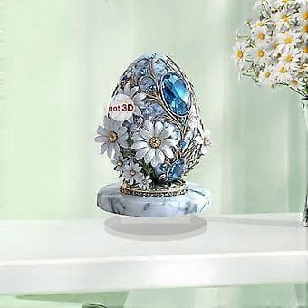 Påske Søte Egg Kanin 2D Flat Hjem Skrivebord Festlig Dekor
