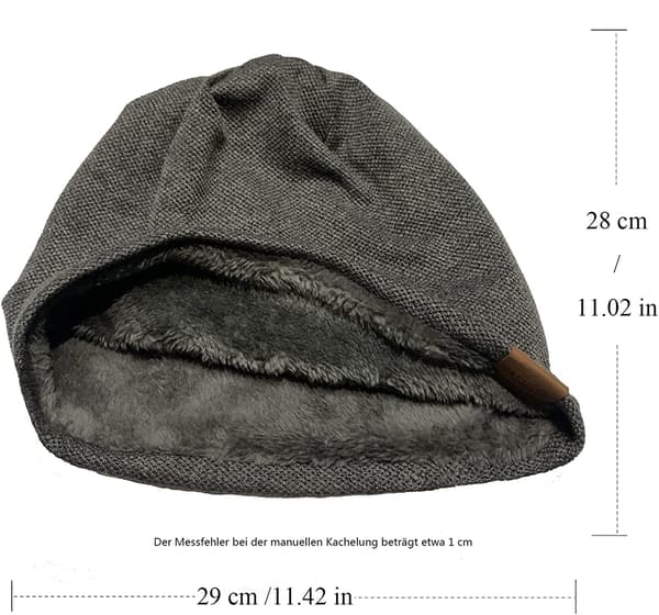 Casual Mössor Herr Vinterhattar Herr Coola Mössor Herr Fodrade Stickade Varma Tjocka Skull Mössor