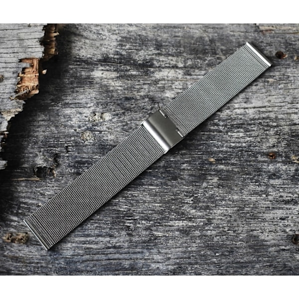 Tunn milanese klocklänk Silver 22mm Silver 22mm