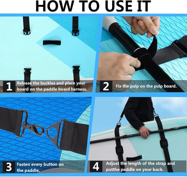 Bærestropp for Surfboard, Kajakk, SUP, Longboard, Stand Up Pad