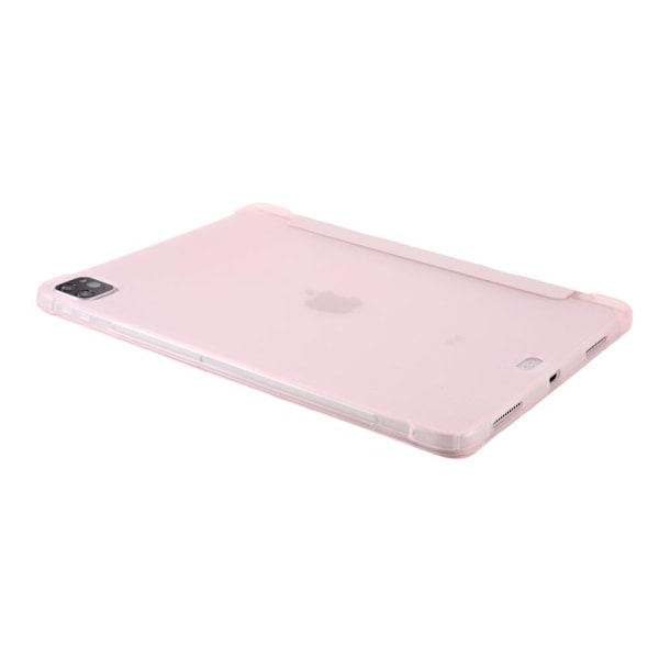 iPad Pro 11 (2018/2020/2021) - Tri-Fold Läder Fodral Pennhållare - Ljus Rosa Ljus Rosa