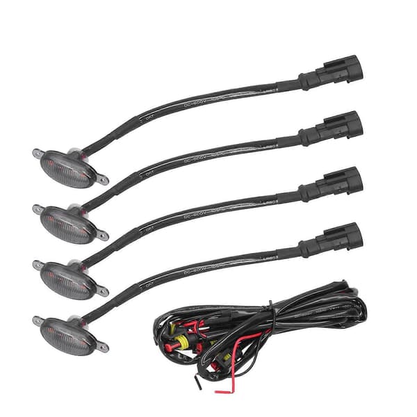 LED-frontgrilllys Ravfarget belysning for Raptor-stil Universal for bil, pickup, SUV, terrengkjøretøy