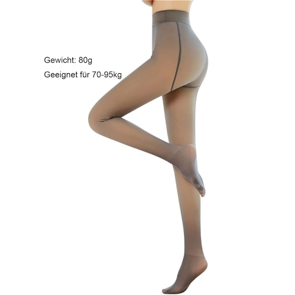 Vinter tights til damer for 40-70 kg, forede vinter tights