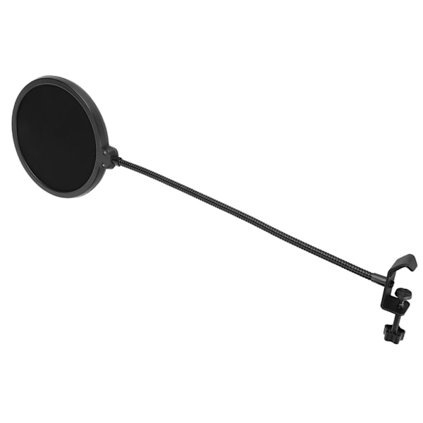 Flexibel Svanhals Pop Shield, Mikrofon Studio Tillbehör med Salivskyddsskärm för Professionell Inspelningskvalitet