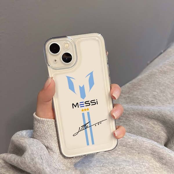 Telefoncover med VM-tema: Tysklands Müller #13 (kompatibel med iPhone 15)
