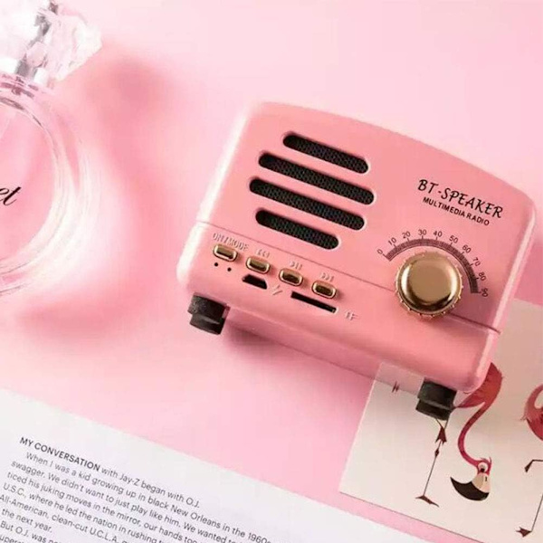 Bästa mottagning, bärbar radio med Bluetooth-högtalare, väggkontakt