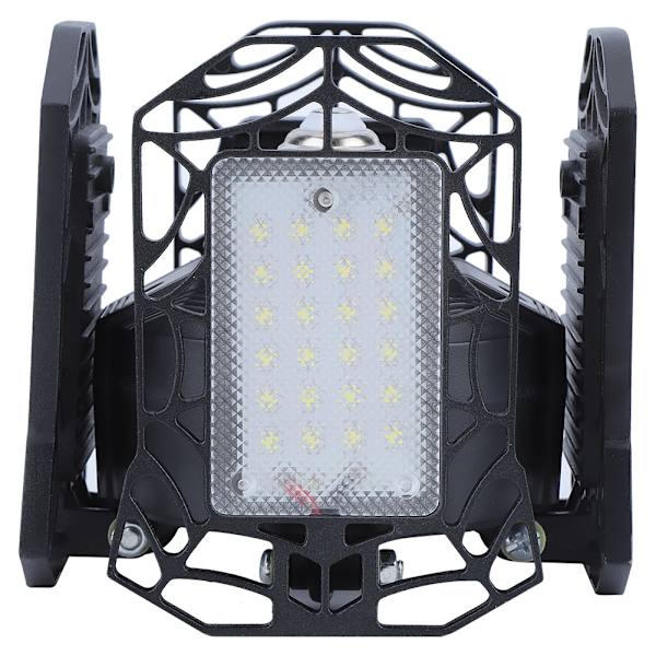 120W 96LED-chips 4 paneler hopfällbar deformerbar lampa E27 garage