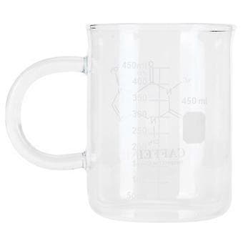 Bægerkrus Borosilikatglas Kop med Håndtag og Måleskala til Kaffe Te