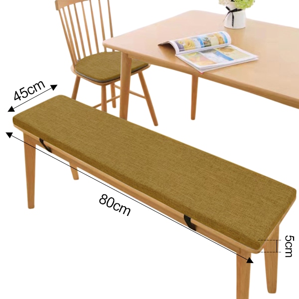 5 cm tjock sittdyna för bänk, tvättbar stolsdyna för bänk, trädgårdsbänkdyna utomhus, stor sittdyna för stol golv kontorsstol, Style 1