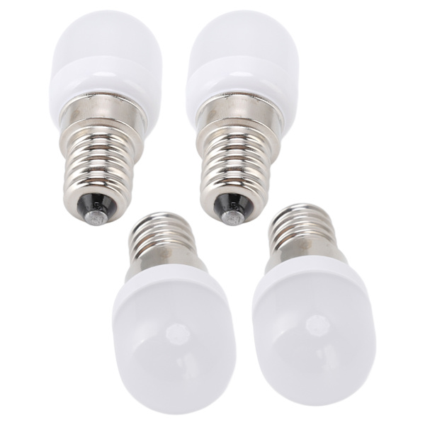10 st E14 LED-lampa i rostfritt stål 1,5 W 220 V för ljuskrona takskåp väggbordslampor