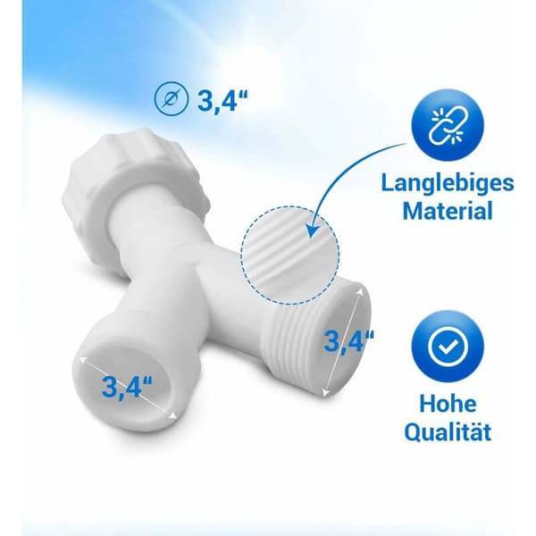 Dubbel Y-koppling Universal Splitter Gaffelkontakt 2-vägs Splitt