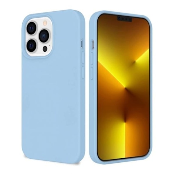 Silikone iPhone 13 Cover - Lyseblå