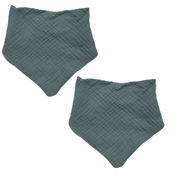 Musslin Haklappar för Bebisar, Mjuka Triangulära Baby Bandana Dregelhaklappar för Pojkar och Flickor, Enfärgade Haklappar för Dreglande och Tandsprickning Style 4