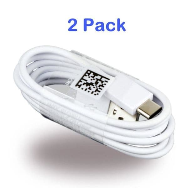 2-pakning Samsung Original USB-C Ladekabel - Hurtiglading, Hvit
