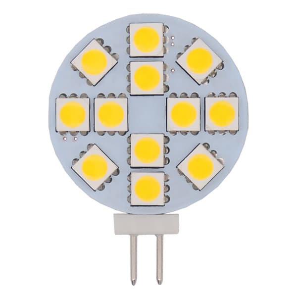G4 LED-lampa 1,8W, 10-30V, Varmvit, Ej Dimbar, 6-pack