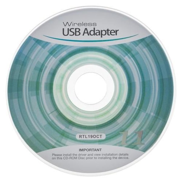 Wifi Adapter USB - 2,4 GHz / 5 GHz - 1200 mbit Svart