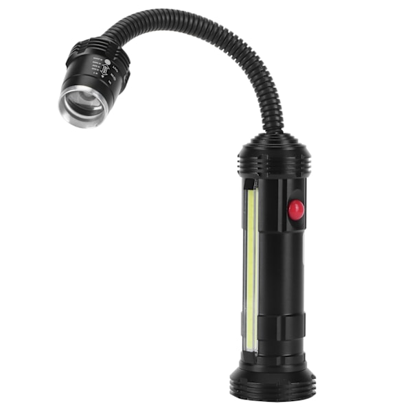 LED-zoommaskinverktygsarbetslampa USB-laddning gåshals magnetisk arbetslampa för svarv