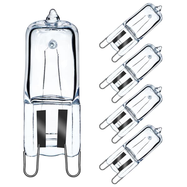 Pakke med 10, G9 40W halogen kapselpære, hvid