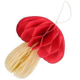 Soppformet Honeycomb Ball Papp Soppdekor Hengende Soppdekor