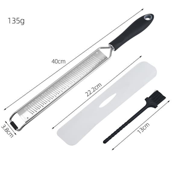 Manuell ostehøvel og sitruszester Premium Classic Sharp Stainl